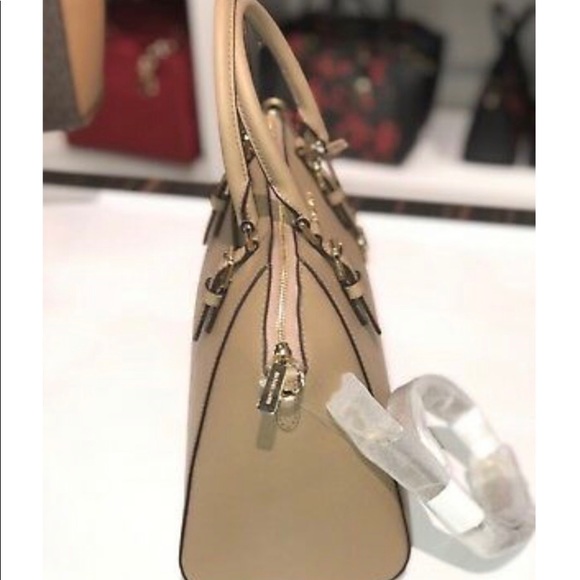 Michael Kors Ciara Large Satchel Dark Khaki - Picture 4 of 8